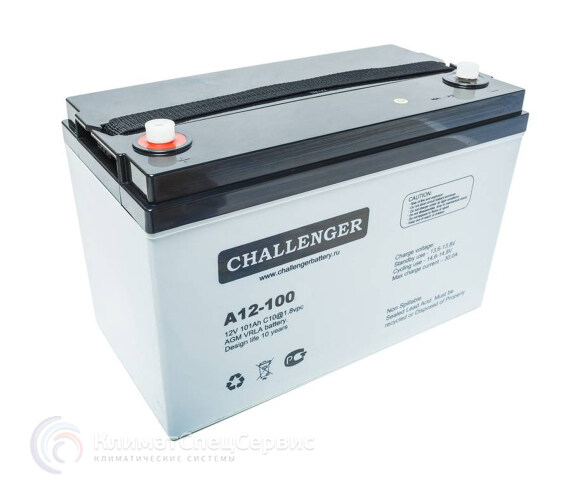 Акумуляторна батарея CHALLENGER А12-100, 12V 100Ah