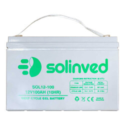 Аккумуляторная батарея SOLINVED 100-12 GEL 12V 100 Ah