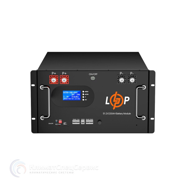 LogicPower LP LiFePO4 51,2V - 230 Ah (11776Wh) (Smart BMS 200A) с LCD RM AB RS485/CAN (30386)