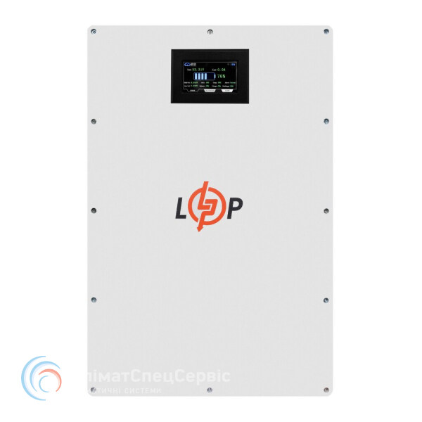 LogicPower LiFePO4 51,2V - 100 Ah (5120Wh) (BMS 100A/50А) металл LCD Smart RS485/CAN JK настенный (37733)