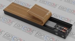 Внутрипольный конвектор  Fancoil FC 75х230х1000 мм  184 Вт