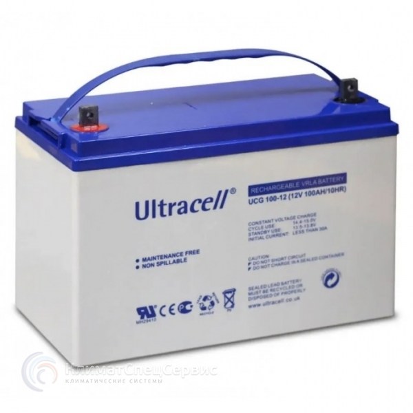  Ultracell UCG120-12 GEL 12 V 120 Ah